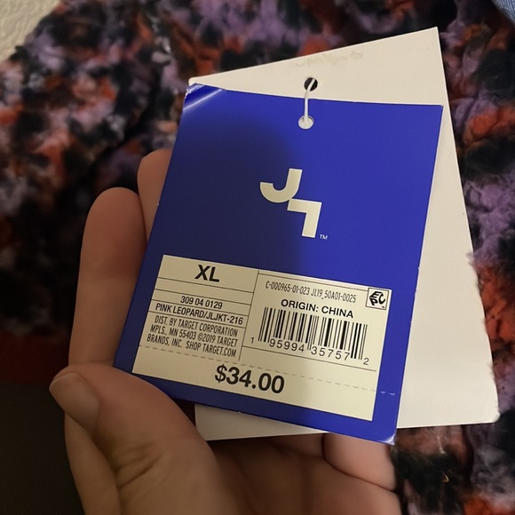 Target Sold Out XL JoyLab Pink Leopard Pullover NWT - Picture 3 of 3